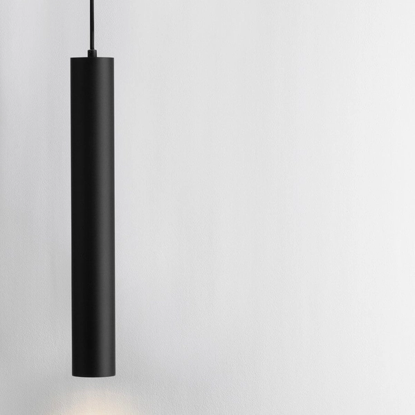 Zwisająca lampa do jadalni NAZCA LE44349 tubka rurka podłużna czarna