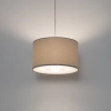 Lampa abażurowa wisząca CEDRO 11664 do salonu beżowa