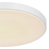 Minimalistyczna LAMPA sufitowa SONNY 41586-24 Globo okrągła LED 24W 2700K - 6000K do salonu srebrna