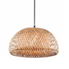 Lampa wisząca ekologiczna Parral LE42138 bambusowa beżowa