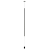 LAMPA sufitowo Podłogowa BUGA LE41359 Luces Exclusivas tuba OPRAWA metalowa LED 20W 3000K wpust czarny