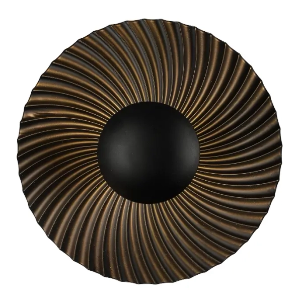 Loftowy kinkiet ścienny Sola LP-0105/1W BK okrągły do salonu czarny