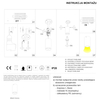 Lampa natynkowa punktowa Stala 301001003 Elkim okrągła tuba czarna