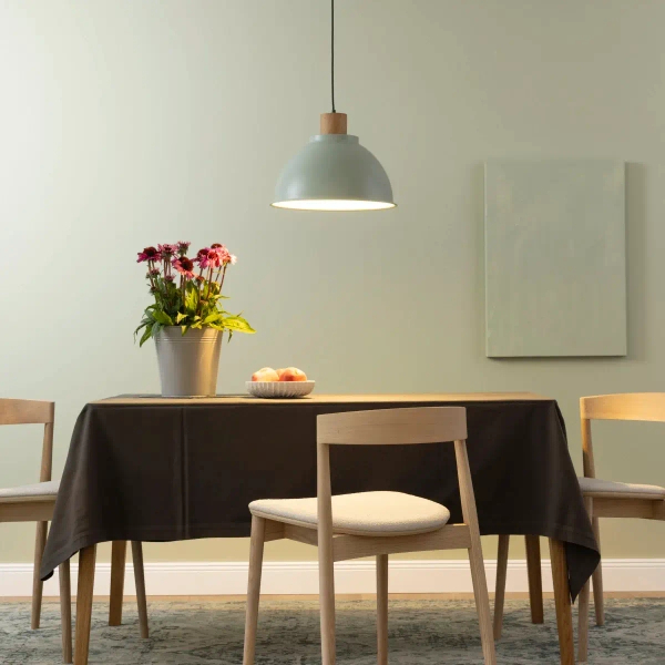 Skandynawska lampa wisząca Erena 99836/63 metalowa jasnozielona