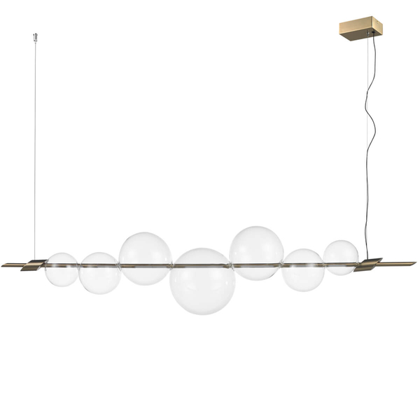 Zwis bąbelki Amore ST-8869P/L Step LED 12W 3000K szklane kule złota