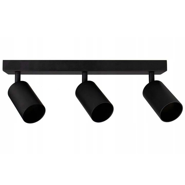 Regulowana listwa sufitowa SLP8118 kuchenna nad wyspę czarna metal