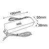 Zasilacz do magnetycznych szyn 6581 Shilo 100W biały