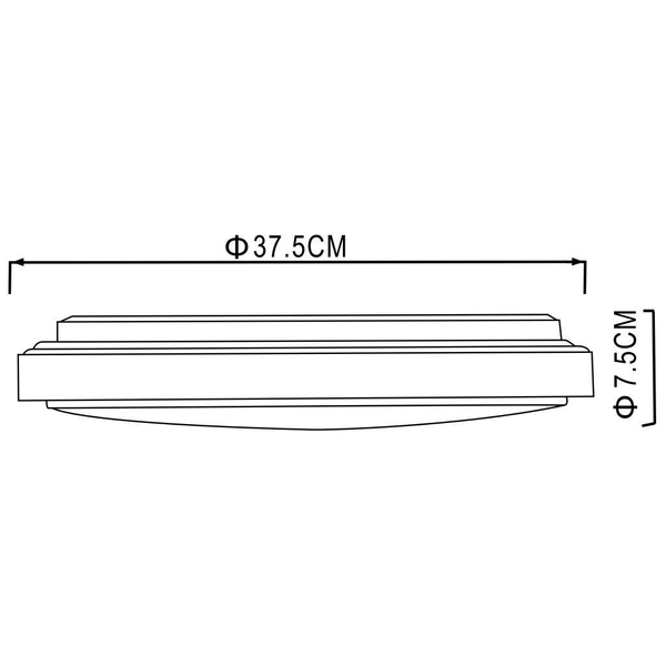 Sufitowa LAMPA plafon KALLE 48408-24 Globo metalowa OPRAWA okrągła LED 24W 3000K - 6000K biała chromowana