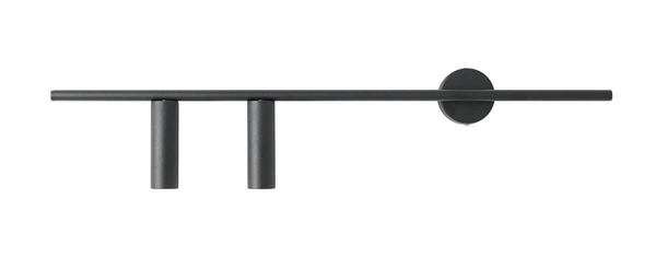 Lampa ścienna Trevo 1104D1 2-punktowy kinkiet czarny