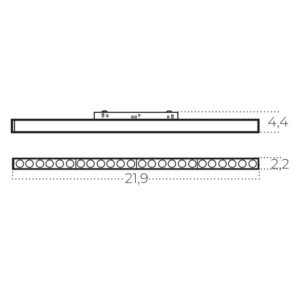 Ledowa lampa sufitowa do szyny ALFA AZ6286 LED 12W 3000-6000K czarny