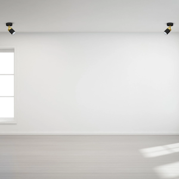 Regulowana LAMPA ścienna JOKER MLP6123 Milagro reflektorowa OPRAWA metalowy kinkiet czarny złoty