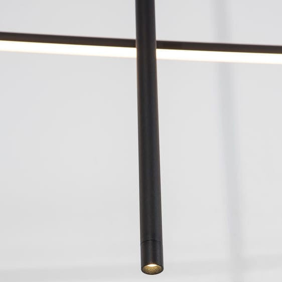 LAMPA wisząca BUGA LE41353 Luces Exclusivas minimalistyczna OPRAWA zwis LED 35W 3000K tuby czarne