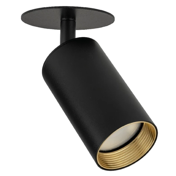 Podtynkowa lampa sufitowa Amis 10806 tubka punktowa czarny