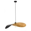 Wisząca lampa LEAF czarna złota kapelusz nad stół 1xE27 41918