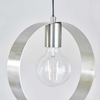 Minimalistyczna lampa wisząca nad stół Hoop 90454 Endon nikiel