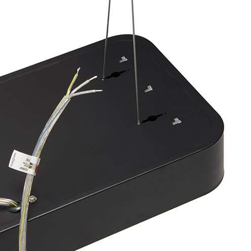 LAMPA wisząca FLARA 03631 Ideus metalowa OPRAWA prostokątny zwis LED 24W 4000K geometryczny biały