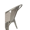 Nowoczesne krzesło czarne Tower KH010100957 uniwersalne metalowe