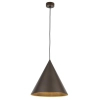 Trójkątna lampa wisząca nad stół CONO 10038 brązowy