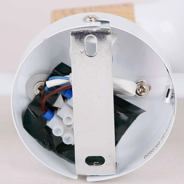 Plafon LAMPA sufitowa PUERTO 98-62697 Candellux metalowa OPRAWA skandynawska regulowana drewno biała