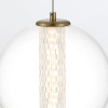 Wisząca lampa Atomo QN-ATOMO-1P-BG LED 9W 3000K szklana kula złoty