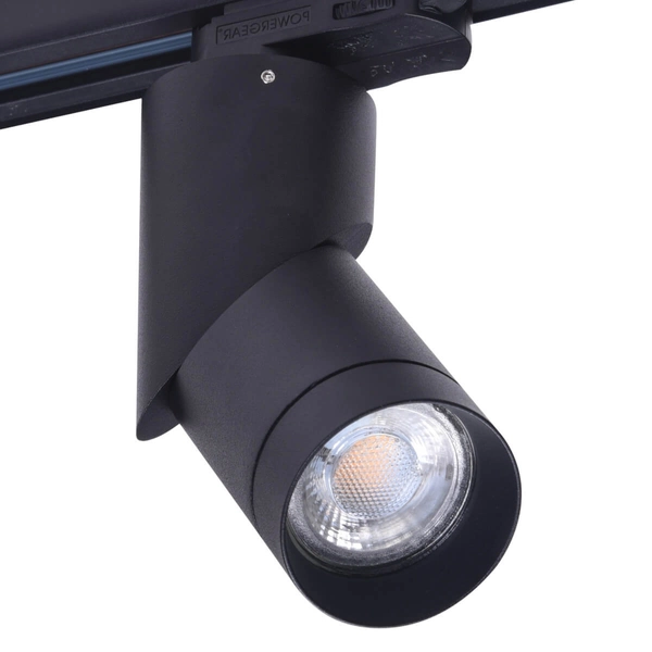 Ruchoma lampa Santos AZ4203 do 3-fazowego systemu szynowego metalowa czarna