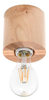 Drewniana LAMPA sufitowa SL.0672 okrągła OPRAWA spot natynkowy ekologiczny downlight