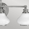 Potrójna lampa ścienna Ainsley HK-AINSLEY3-BATH Hinkley metalowa chrom