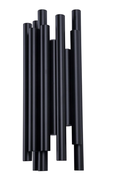 Kinkiet ścienny ORGANIC W0286 metalowa sople LED 8W 3000K tuby czarne