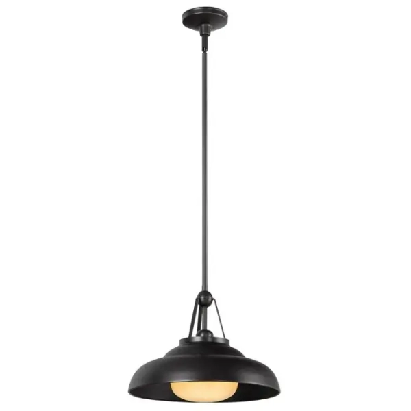 Wisząca lampa nad wyspę Palmetto QN-PALMETTO-P-M-UBZ do kuchni czarny