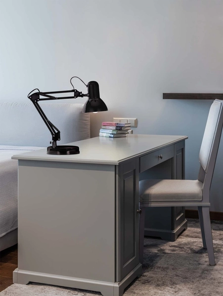 Czarna lampa stołowa Cosmo K-MT-COSMO Kaja stojąca z regulacją do biura