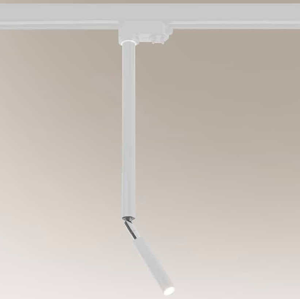 LAMPA sufitowa KOSAME 7871 Shilo metalowa OPRAWA regulowana do systemu szynowego biała