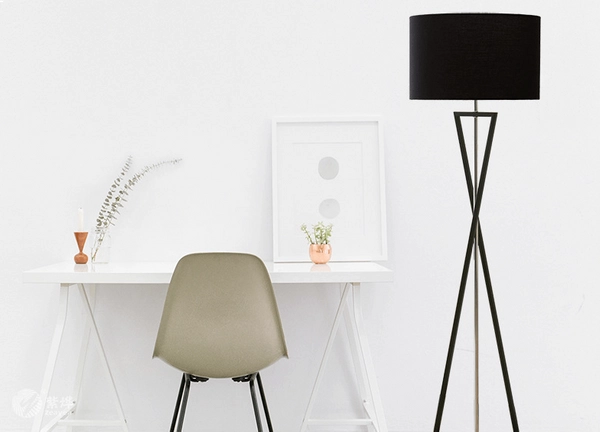 LAMPA podłogowa SANDGLASS FSG-B-E27 Abigali stojąca OPRAWA abażurowa czarna