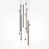 Zwisająca lampa Lightstick MOD236PL-L54B3K LED 46W 3000K sople czarne