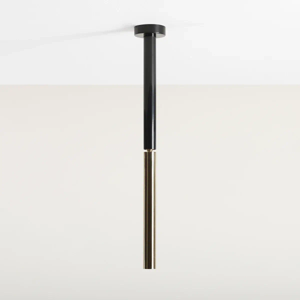 Sufitowa lampa tuba Stick 1067PL_G1_S Aldex metalowa czarny złoty
