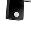 Kinkiet elewacyjny Justina 2418071003 LED 5W 3000K IP44 z czujnikiem czarny