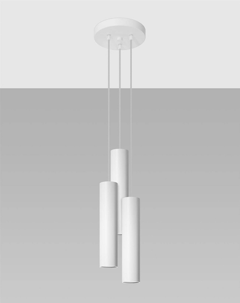 Wisząca lampa jadalniana SL.1078 kaskada biała nad stół