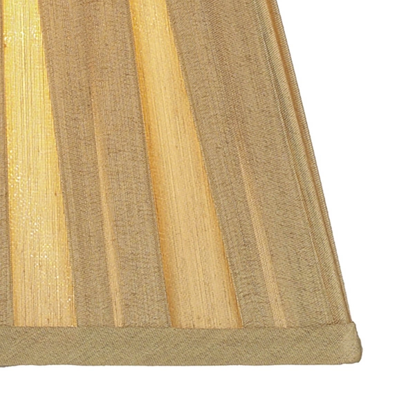 Retro lampa stołowa Taylor TAY4075-X z abażurem beżowa mosiądz