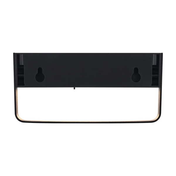 Lampa ścienna Saulio 2518251003 LED 4,45W 3000K z czujnikiem IP44 czarna