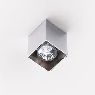 Jadalniany spot sufitowy PET SQUARE C0084 Maxlight chrom szary