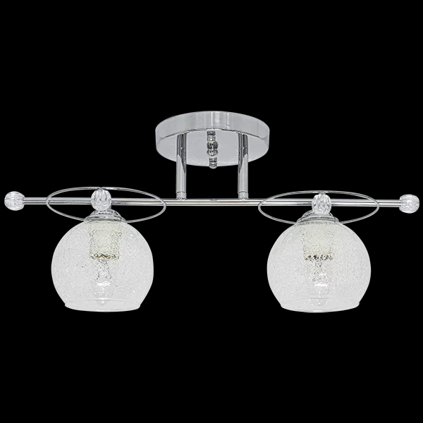 Kryształowa lampa sufitowa 8821/2 8C salonowa chrom