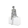 Podłogowa lampa rzeźba CYBER WOMAN MSE1501100512 LED 4W srebrna