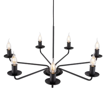 Lampa klasyczna wisząca LIMAL 4613 TK Lighting metalowa czarna
