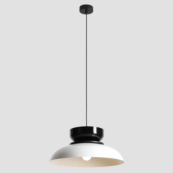 Lampa wisząca nad wyspę ALDO 1152G2_3_C do jadalni biała czarna