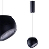 Wisząca lampa kulista Skye AZ4521 LED 12W 3000K ball do przedpokoju czarna