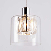 Sypialniana lampa wisząca Verina 76518 Endon transparentny chrom