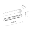 Lampa sufitowa 1-obwodowa 11335 LED 6W 4000K czarna