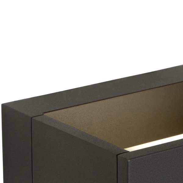 Kwadratowa lampa elewacyjna Goa 28857/06/30 LED 6W 3000K grafitowa