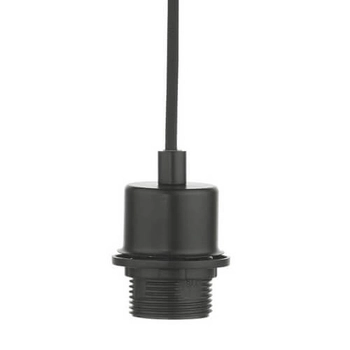 Wisząca lampa na kablu SP69 minimalistyczna metalowa czarna