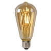 Żarówka edison LED 49068/05/62 Lucide E27 5W 2700lm 500lm bursztynowa