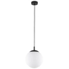 Lampa wisząca nad wyspę Esme 5670 bubble zwis ball biała czarna